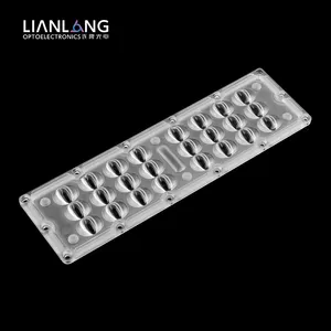 Factory Processing Optical Plastics Lens Square Stadium / Road / Street Lights Lens LED Lamp Group Lens