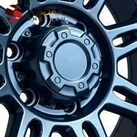 Jantes en alliage à six trous 17x9 6x139.7 à profil profond pour camionnettes, SUV, Ford F-150, Toyota Hilux, Land Cruiser, Jeep Wrangler