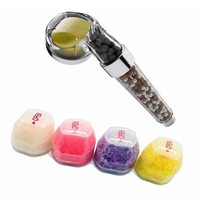 Pomme de douche à main luxueuse avec système de filtration ionique à haute pression, pluie, vitamine VC, pierre pour accessoires de robinet de salle de bain