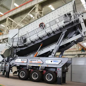 Đa đá máy móc chế biến dolomite máy nghiền đá để bụi Crawler Máy Nghiền đá giá máy