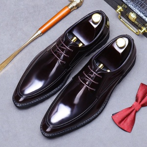 Zapatos Oxford de Cuero Genuino para Hombre, Zapatos de Vestir Suaves para Negocios, Calzado Formal Informal Cómodo, Aumenta la Estatura, Impermeables - Product Image 4