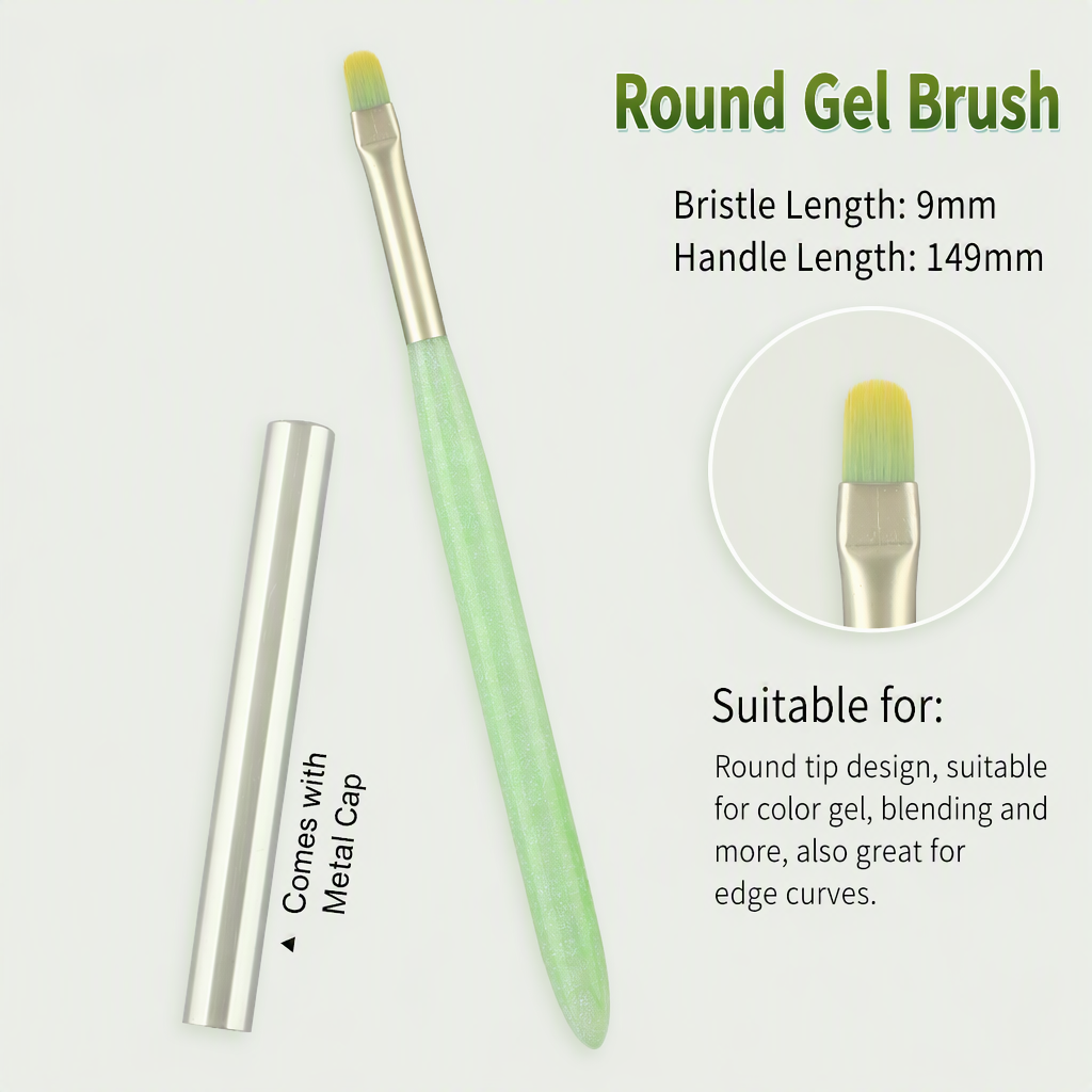 Stylo gel UV à tête ronde