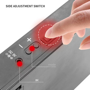 Máy tính để bàn LED bảng chữ cái hộp đèn hiển thị thời gian từ tiếng Anh Đồng hồ reloj de pared kỹ thuật số Đồng hồ treo tường - Product Image 6