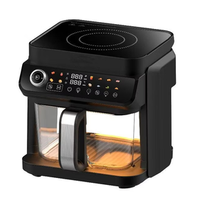 <span class=keywords><strong>Friteuse</strong></span> à air 2-en-1 8QT avec <span class=keywords><strong>plaque</strong></span> à <span class=keywords><strong>induction</strong></span> 1500W, four numérique à air chaud, 12 préréglages, fenêtre de visualisation, panier antiadhésif, efficacité énergétique <span class=keywords><strong>A</strong></span>+++, NOUVEAU - Product Image 2