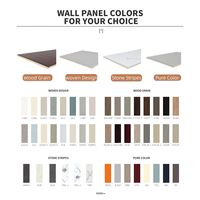 1.22X2.44/2.9M Estilo moderno Fácil de instalar Panel de pared alternativo de mármol SPC y tablero/lámina de mármol de PVC con revestimiento UV