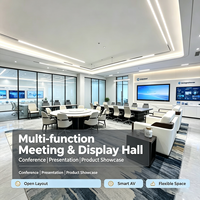 Service clé en main de design d'intérieur, mobilier d'ameublement commercial, décoration personnalisée, matériaux sur mesure, solution globale multi-scènes