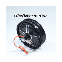 En stock moteur de scooter électrique 12 pouces 72V 2000W moyeu de roue moteur à courant continu sans balais moteur Ebike