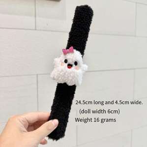 Décoration d'Halloween Cadeaux d'échange <span class=keywords><strong>de</strong></span> salle <span class=keywords><strong>de</strong></span> classe Citrouille Fantôme Chauve-Souris Chat Noir Bracelet Halloween Slap Bracelets pour Enfants - Product Image 6