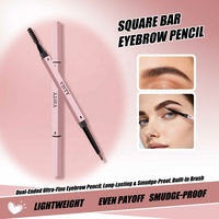 Crayon à sourcils carré VISTY Private Label, application douce et portable, 5 couleurs, certifié ISO22716 CPNP, vente en gros