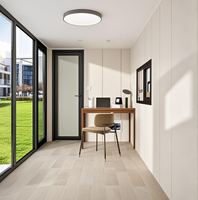 Maison conteneur en forme de pomme avec toit solaire - Structure en acier à assemblage rapide pour une utilisation extérieure écologique et des cafés mobiles