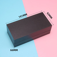 Paquet de lunettes de soleil noires de luxe de haute qualité boîte en carton avec logo personnalisé étui à lunettes en cuir Pu étuis à lunettes en cuir 2025