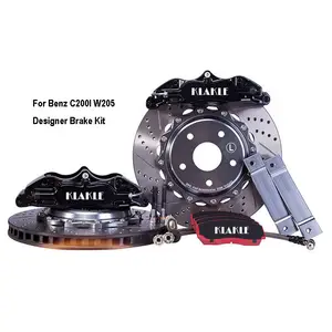 Klakle Remklauw 4 Potten 330*28Mm Schijfrem Volledige Set Voor Benz C200l W205 Front Velg 17 Inch grote Remklauw Kit