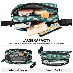 Riñonera deportiva personalizada de nailon para mujer, bandolera para viajes, senderismo y running - Product Image 6