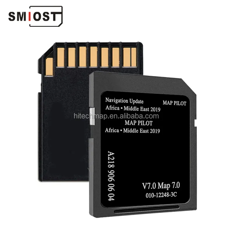 SMIOST per Garmin 2016 di navigazione per Mercedes C Class Map Pilot SD Navig Card per auto navigatore GPS A218 0604 V7 8GB