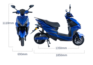 Ckd skd 10inch 2 bánh xe scooter điện 600/800W 50 km/h tốc độ dành cho người lớn Xe máy điện mua xe đạp điện tại Trung Quốc - Product Image 2