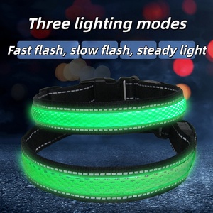 <span class=keywords><strong>Collar</strong></span> de Perro LED Súper Brillante, Totalmente Impermeable, Ajustable, con Luz, Recargable por USB, para Caminatas Nocturnas, <span class=keywords><strong>Collar</strong></span> de Seguridad para Perros - Product Image 2