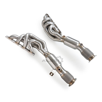 Collecteurs d'échappement en acier inoxydable pour améliorer les performances du moteur Audi R8 V8 4.2 2006-2015 – Optimise le flux des gaz d'échappement