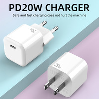 Adaptateur secteur UE US UK, chargeur rapide REAL 20W PD pour iPhone 13 14 15 16 17 Pro Max
