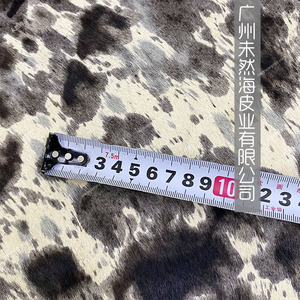 ม้าผมหนังสีดำสีฟ้าสีเทากระเป๋ารองเท้ารุ่นใหม่พิมพ์ม้าผมทั้งหนัง - Product Image 6