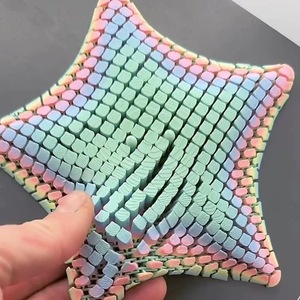 3D Printed <b>PLA</b> Soft Movable Starfish Decompression Toy Marine-Themed for Girls 7-24 Months - Product Image 2