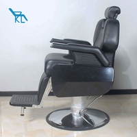 Chaise de salon de coiffure pour hommes, style européen rétro, chaise de salon de coiffure haut de gamme, peut être posée à l'huile, chaise de tête, salon de coiffure, coupe de cheveux