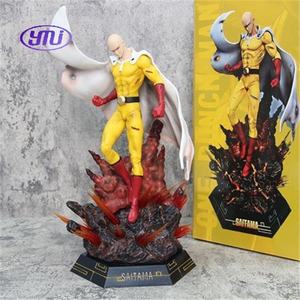 ฟิกเกอร์อนิเมะ PVC ไซตามะ ครู ขนาด 45 ซม. สามารถส่องแสงได้ วันพันช์แมน ฮีโร่ผู้สวมเสื้อคลุมหุ้มศีรษะ ของเล่นสะสม โมเดลฟิกเกอร์อนิเมะ ขายส่ง - Product Image 3