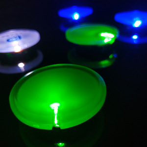 Khuyến mại chất lượng cao PS nhấp nháy trống huy hiệu nút an toàn LED pin huy hiệu ánh sáng lên pin cho khuyến mãi tổ chức sự kiện - Product Image 3