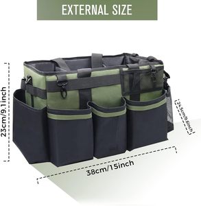 Bolsas <span class=keywords><strong>de</strong></span> Limpieza Grandes al por Mayor, Color Verde Amy, Casuales, <span class=keywords><strong>de</strong></span> Poliéster, con Cierre y Asa, <span class=keywords><strong>para</strong></span> Limpieza y Hogar - Product Image 5
