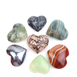 Bulk Atacado Mixed Material Crystal Craft Polido Coração de alta qualidade para a decoração Home - Product Image 4
