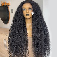 Perruques en cheveux humains indiens bruts, bouclés Jerry, style kinky, sans colle, avec dentelle frontale HD 13x6 et 13x4, pour femmes noires – Fournisseur de confiance