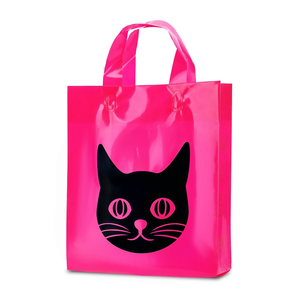 Usine en gros écologique CustomPrinting PE Die-cut sac à provisions en plastique Bolsas Personalizadas poignée en plastique sac en plastique - Product Image 1