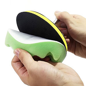 Anpassbares Poliers chwamm kissen 6 Zoll Vel Cro Größe Schnell entfernen Kratzer Auto polier pad mit Schutzs chicht - Product Image 1