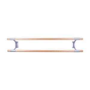 Wellshow Sport Montado en la pared Tradicional de madera maciza Ballet Barre Dance Bar Ballet Barrel Studio Set 2 Barras de madera - Product Image 2