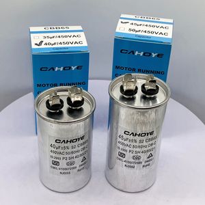 <span class=keywords><strong>Condensateur</strong></span> de démarrage de moteur en film de polypropylène Hongye CBB65 450V 40F pour réfrigérateur, climatiseur, <span class=keywords><strong>compresseur</strong></span> - Product Image 6
