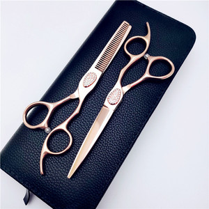 Chất Lượng Cao Chuyên Nghiệp 6 Inches Làm Tóc Kéo 440C Tóc Cắt Kéo Salon Cắt Tóc Kéo Với Biểu Tượng Tùy Chỉnh - Product Image 2
