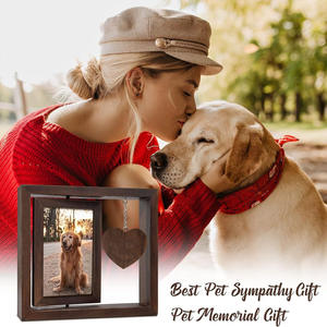 Mdf Materiaal Dubbelzijdige Foto Display Frame Met Hang Diy Schrijfhart - Product Image 2