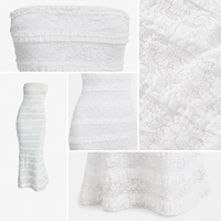 Robe de mariée personnalisée pour femme, robe longue sirène en dentelle blanche, robes décontractées pour femme, vente en gros, fournisseurs de mode