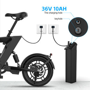 Vélo de ville pliable EU/USA, mini, autonomie 35 km, 3 vitesses, batterie lithium, moteur brushless à moyeu avant, vélo électrique numérique 36V - Product Image 4
