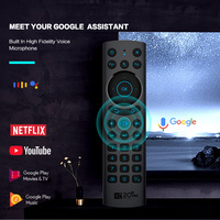 Nuevo Modelo 2025 G20BTS Plus, Control Remoto Inalámbrico con Retroiluminación e IR, Aprendizaje, para Android TV Box, PC, Tablet, con Control por Voz, G20S Pro BT