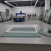 Tapis de bureau en verre trempé de 3 mm, grand format, impression sur verre