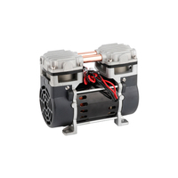 Mini compresseur d'air sans huile 25L/min pour appareil de soins de la peau/machine de pulvérisation d'oxygène, alimentation en air propre à faible bruit, petite taille