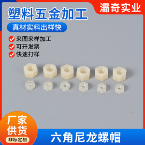 Baqi Hexagonal Nylon Nuts M3 M4 M5 M6 M8 POM PA Plastic For <b>Fastening</b> Applications - Product Image 4