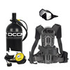 HY Sports Set Completo di Attrezzatura per Snorkeling in Lega di Alluminio 3L, Bombole di Ossigeno Subacquee Portatili, Strumento Speciale per Pesca e Immersioni - Product Image 4