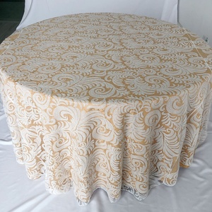 Sovrapposizione di tovaglie di nozze fantasia di nuovo Design per la festa nuziale - Product Image 4