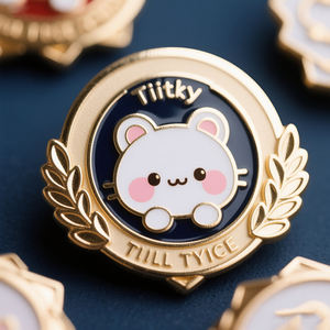 工場カスタムラペルピンメーカーメーカーパーソナライズ塗装金属デザインロゴスクールハットエナメルピンバッジユニフォーム用 - Product Image 1