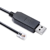 Cable Adaptador Convertidor Serial USB RS232 a RJ9 4P4C para Landi Pos, Compatible con Windows 7, 8, 10 y 11