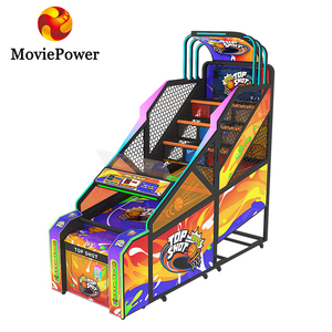 Jeux à pièces Street Basketball Amusement Arcade Game Machine Monitor 3D Screen Electronic Basketball Game Machine - Product Image 1