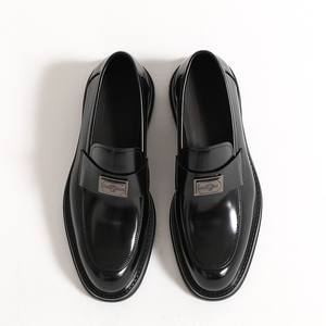 Chaussures habillées pour hommes en cuir noir de haute qualité, imperméables, respirantes, style de mariage, avec semelle en caoutchouc pour toutes les saisons - Product Image 3