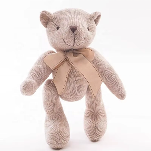 Super Carino <span class=keywords><strong>Orsetto</strong></span> di Peluche Articolato Lavorato all'Uncinetto <span class=keywords><strong>Amigurumi</strong></span>, Giocattoli di Peluche a Forma di <span class=keywords><strong>Orsetto</strong></span> - Product Image 3