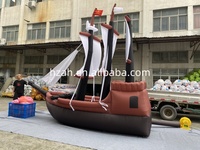 Modèle de bateau pirate gonflable géant Bateau pirate gonflable pour la publicité